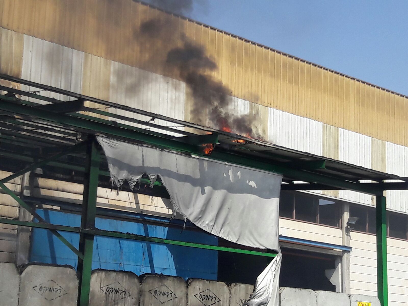 השריפה בעמק שרה. כוחות הכיבוי במקום (צילום: דוברות כיבוי והצלה)